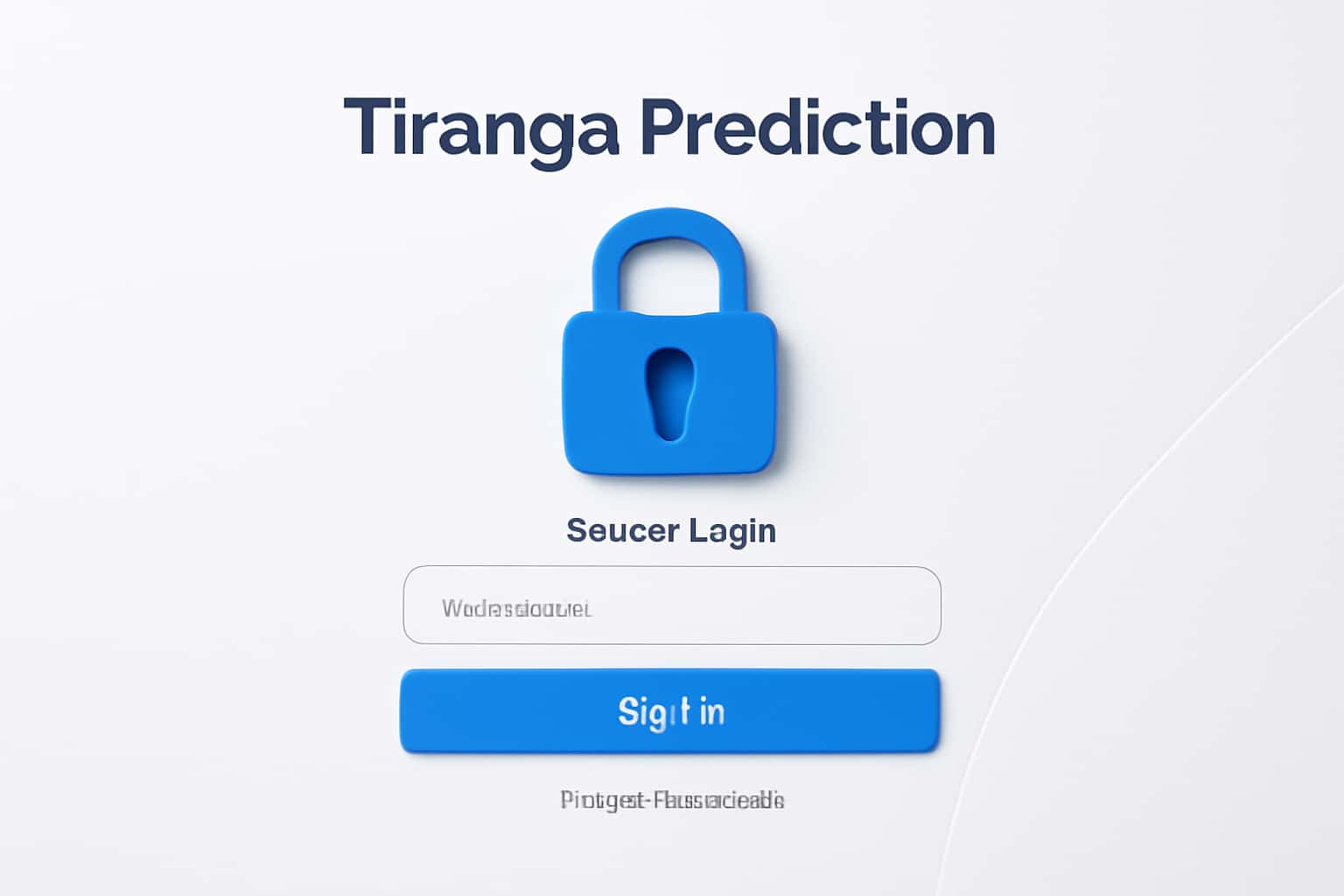 Tiranga Prediction Sign In & Dashboard Interface