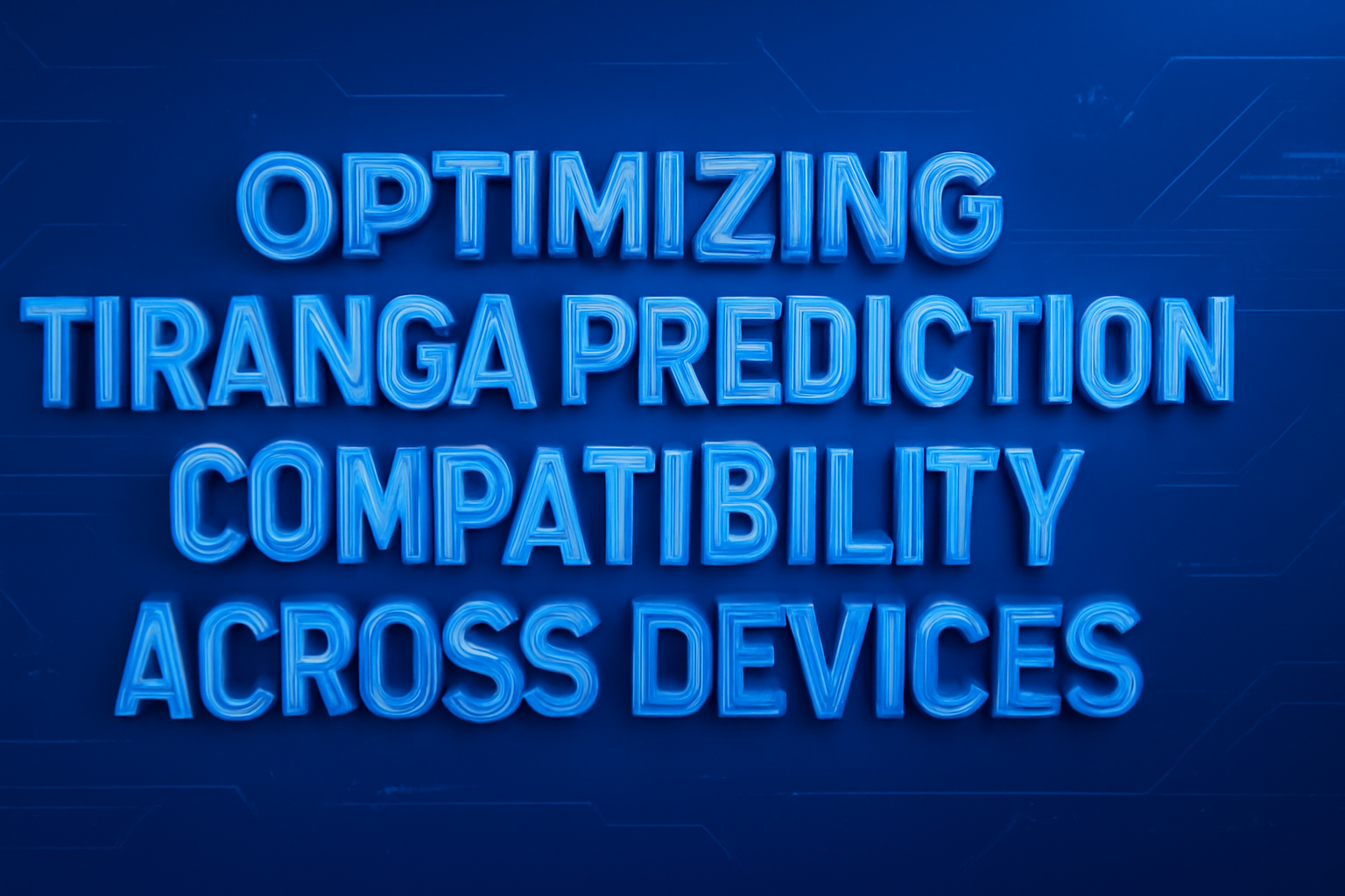 An informative scene depicting the features of Tiranga Prediction