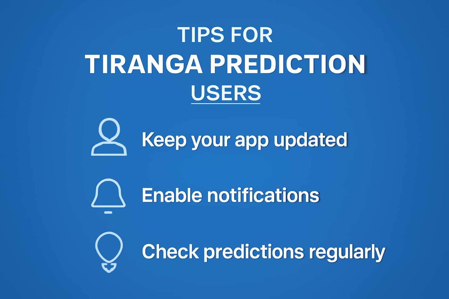 Informative scene illustrating tips for Tiranga Prediction users.