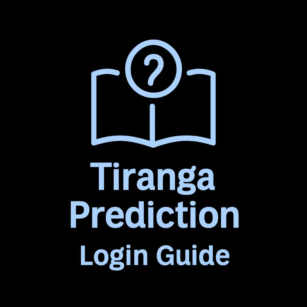 An icon representing the Tiranga Prediction Login Guide, focusing on user assistance and information.